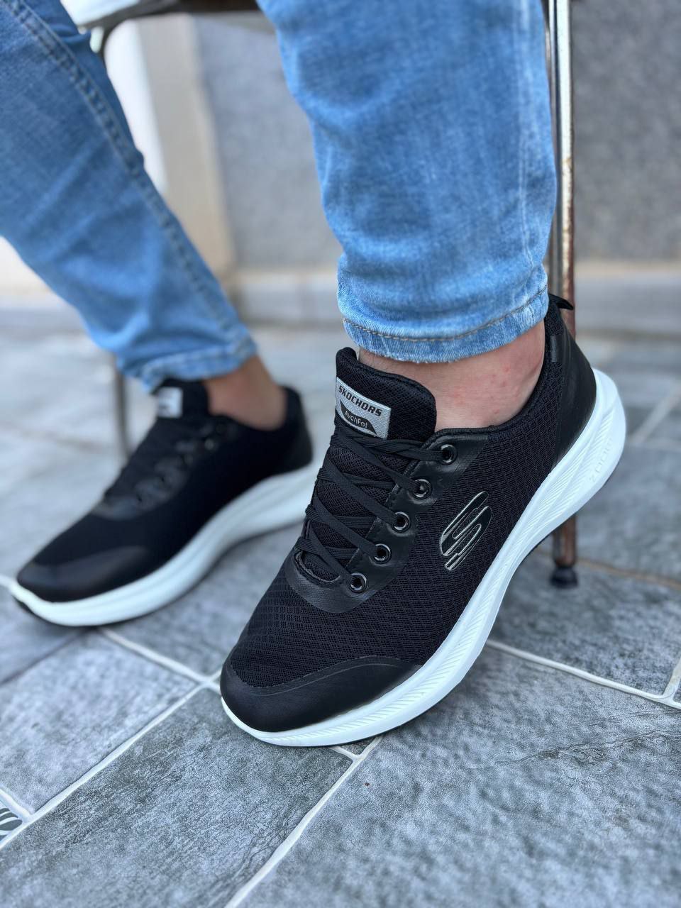 Skechers حذاء رمادي